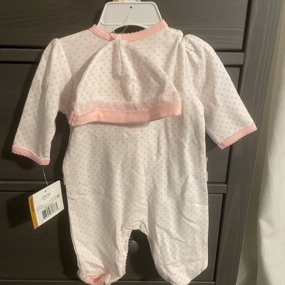 Little Me Pink Polka Dot Ballerina Outfit Newborn - Picture 2 of 2